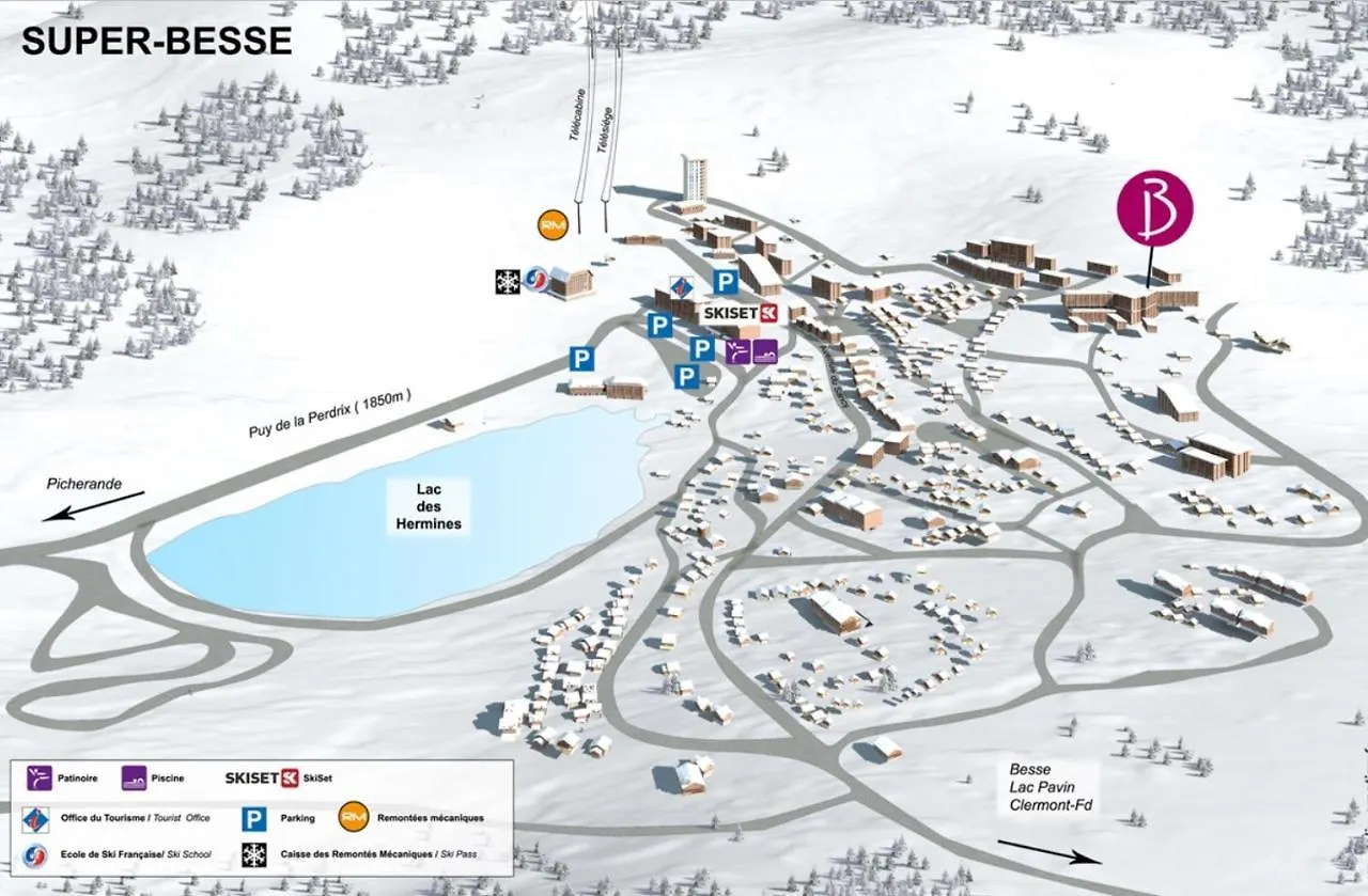 Les Pistes Vertes Le Lac Bleu Chez Lorenzo Et Severine Super Besse 0*,